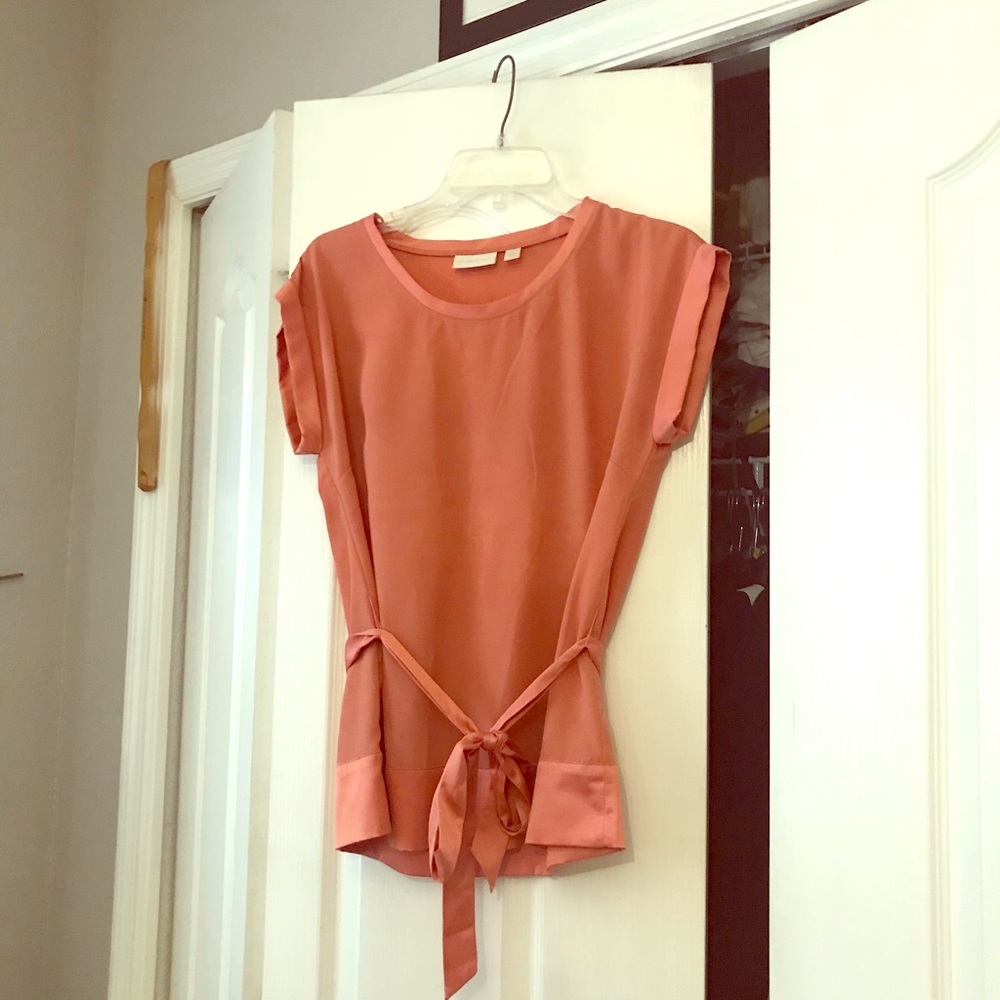 New York and co blush pink top